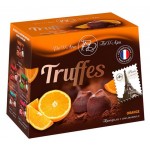 Конфеты Chocolat Mathez Трюфель с засахаренной апельсиновой цедрой, 160 г (kastd)