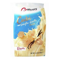 Вафли Balconi кубики с ванильной начинкой, 125 г (kastd) в магазинах Ашан