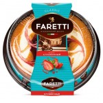 Торт Faretti бисквитный клубничный, 400 г (kastd)