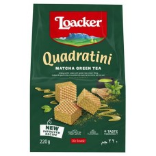 Вафли LOACKER Квадратини матча, 220 г (kastd) в магазинах Ашан