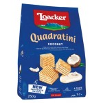 Вафли LOACKER Квадратини кокос, 250 г (kastd)
