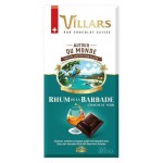 Шоколад темный Villars с барбадосским ромом, 100 г