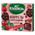 Конфеты шоколадные Кладезь с вишневым конфитюром без сахара, 100 г (kastd)