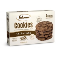 Печенье falcone Cookies сахарное с темным шоколадом, 200 г (kastd) в магазинах Ашан