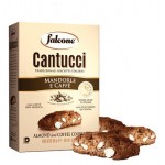 Печенье falcone Кантуччи сахарное с миндалем и кофе, 180 г (kastd)