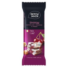 Туррон Вкусы мира с фундуком и вишней, 25 г (kastd) в магазинах Ашан