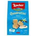 Вафли LOACKER Квадратини Ваниль, 250 г (kastd)