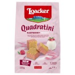 Вафли LOACKER Квадратини Малина Йогурт, 250 г (kastd)