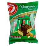 Конфеты АШАН Красная птица вафельные с миндалем, 200 г (kastd)