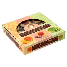 Печенье сдобное Santa Bakery ассорти с мармеладными начинками, 330 г (kastd) в магазинах Ашан