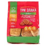 Печенье сдобное Absolute Nature Три злака многозерновое, 250 г (kastd)