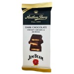 Шоколад темный Anthon Berg Jim Beam с начинкой из карамели и виски, 90 г