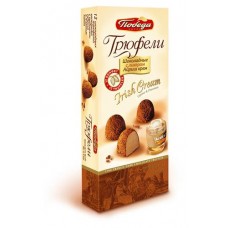 Конфеты Победа вкуса трюфели шоколадные с ликером Айриш крем, 180 г (kastd) в магазинах Ашан