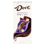 Шоколад молочный Dove Фундук и изюм, 90 г (kastd)