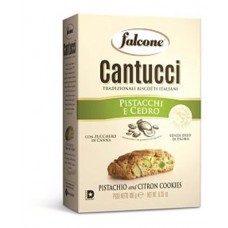 Печенье сахарное Falcone Кантуччи с фисташками и цедрой лимона, 180 г (kastd) в магазинах Ашан