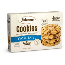 Печенье сахарное Falcone Cookies с молочным шоколадом, 200 г (kastd) в магазинах Ашан