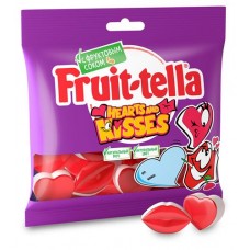 Мармелад жевательный Fruittella Hearts & Kisses, 100 г (kastd) в магазинах Ашан