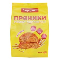 Пряники Петродиет ржано-пшеничные на сорбите, 350 г (kastd) в магазинах Ашан
