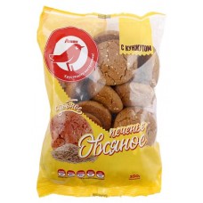 Печенье овсяное АШАН Красная птица с кунжутом, 350 г (kastd) в магазинах Ашан