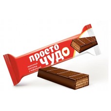 Батончик Просто чудо с вафлями и миндальной пастой, 40 г (kastd) в магазинах Ашан
