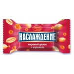 Конфеты Красный октябрь Наслаждение жареный арахис соленая карамель и воздушный рис, вес (kastd)