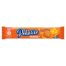 Печенье сахарное Pekarro Orange с апельсиновой начинкой и взрывной карамелью, 95 г (kastd) в магазинах Ашан
