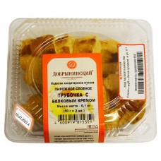 Пирожное Добрынинский Слоеная трубочка с белковым кремом, 100 г (kastd) в магазинах Ашан