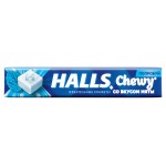 Жевательные конфеты Halls Chewy со вкусом мяты, 47 г (kastd)