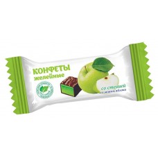 Конфеты желейные Покровск со вкусом яблока со стевией, вес (kastd) в магазинах Ашан
