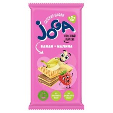 Вафли Joga банан малина, 35 г (kastd) в магазинах Ашан