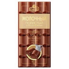 Шоколад Спартак пористый молочный, 70 г (kastd) в магазинах Ашан