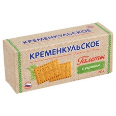 Печенье затяжное Кременкульское Галеты с укропом, 210 г (kastd) в магазинах Ашан