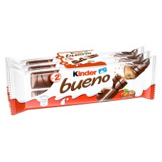 Вафли Kinder Bueno в молочном шоколаде, 3х43 г (kastd) в магазинах Ашан
