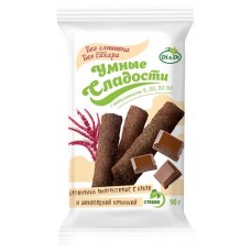 Батончики амарантовые Умные сладости с какао и шоколадной начинкой, 90 г (kastd) в магазинах Ашан