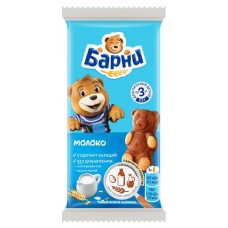 Пирожное бисквитное Барни с молочной начинкой, 30 г (kastd) в магазинах Ашан
