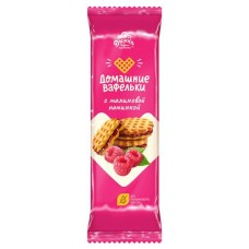 Печенье Дымка Домашние вафельки с малиновой начинкой, 155 г (kastd) в магазинах Ашан