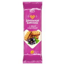 Печенье Дымка Домашние вафельки с черной смородиной, 155 г (kastd) в магазинах Ашан