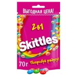 Конфеты жевательные Skittles 2в1, 70 г (kastd)