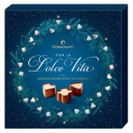 Набор конфет Комильфо Viva la Dolce Vita с двухслойной начинкой со вкусом сливок и шоколадным муссом, 168 г (kastd)