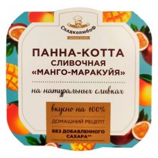 Панна-котта сливочная Сладколюбоф Манго-маракуйя, 150 г (kastd) в магазинах Ашан