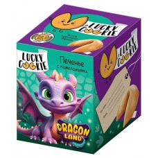 Печенье КОНФИТРЕЙД Dragon Land с предсказаниями, 24 г (kastd) в магазинах Ашан