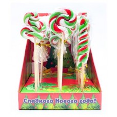 Карамель леденцовая на палочке РусКонфета Новогодний набор Ė7, 20 г (kastd) в магазинах Ашан