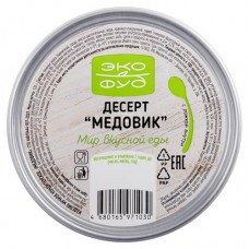 Десерт Экофуд Медовик, 120 г (kastd) в магазинах Ашан