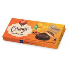 Медальоны шоколадные Dragulj с апельсиновой начинкой, 145 г (kastd) в магазинах Ашан