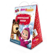 Подарок новогодний сладкий Маша и Медведь, 125 г (kastd) в магазинах Ашан
