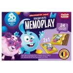 Шоколадная игра Chocobattle Memoplay Смешарики 24х17 см, 120 г (kastd)