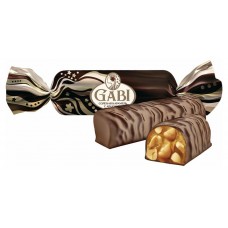 Конфеты Gabi соленая карамель с арахисом, вес (kastd) в магазинах Ашан