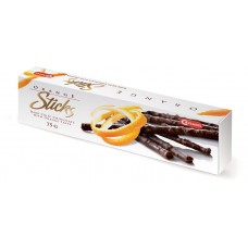 Палочки шоколадные Сarletti Тростник со вкусом апельсина, 75 г (kastd) в магазинах Ашан