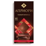 Шоколад темный АПРИОРИ с клубникой, 100 г (kastd)