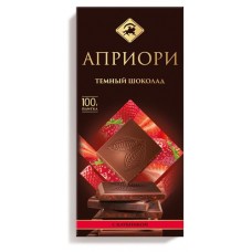 Шоколад темный АПРИОРИ с клубникой, 100 г (kastd) в магазинах Ашан